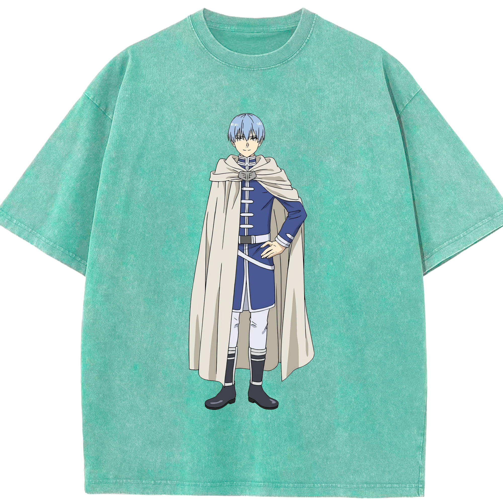 （画像用） 葬送のフリーレン Frieren 綿100% ヴィンテージ風 半袖Tシャツ（フロントプリント）
